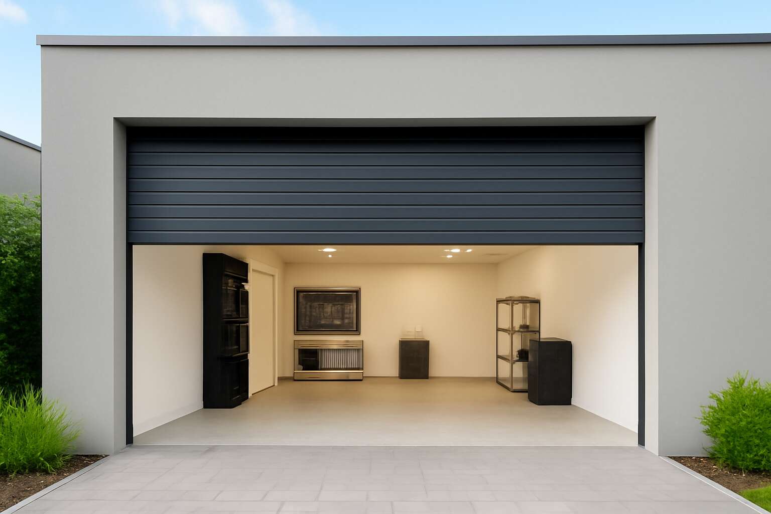 Doors With Rolo Stunning roller door ideas to boost curb appeal and storage efficiency ...
